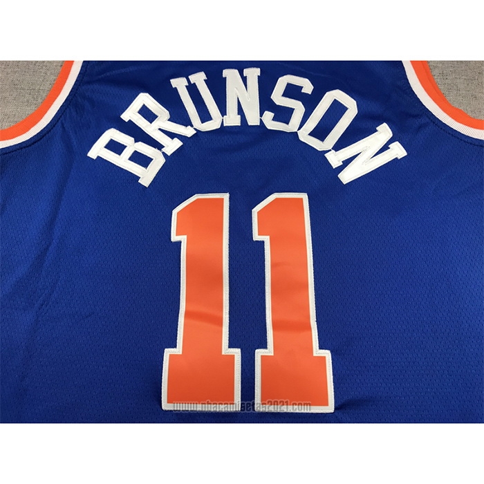 Camiseta New York Knicks Jalen Brunson #11 Icon 2022-23 Azul